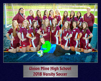 UM Women's 2018 Spring Soccer Team